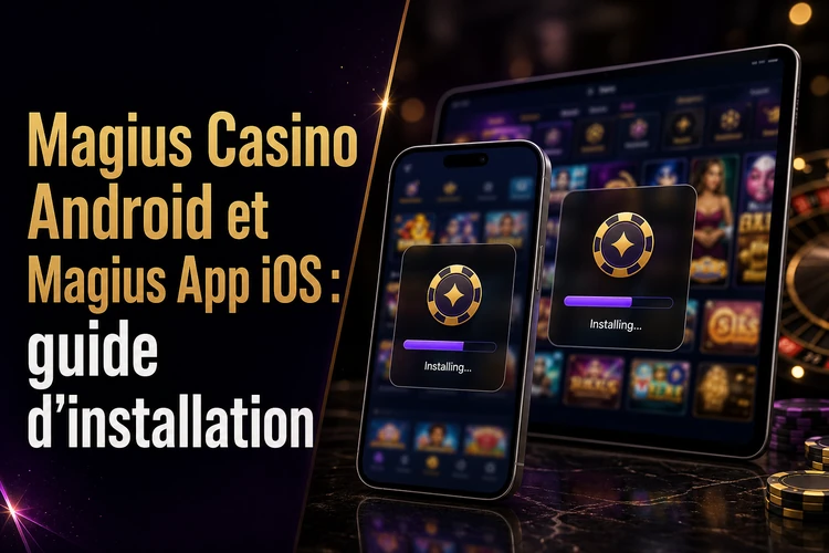 Magius Casino Android et app Magius iOS: guide d'installation