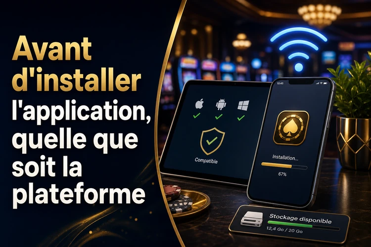 Avant d'installer l'application, quelle que soit la plateforme