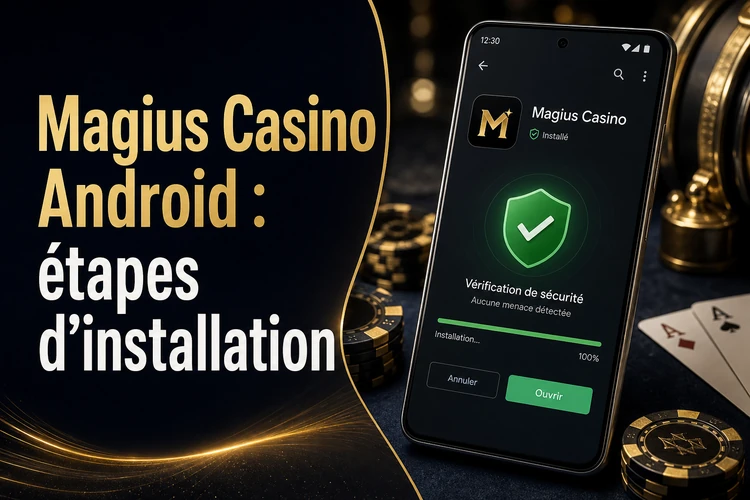 Magius Casino Android : étapes d'installation