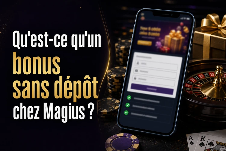 Qu'est-ce qu'un bonus sans dépôt chez Magius ?