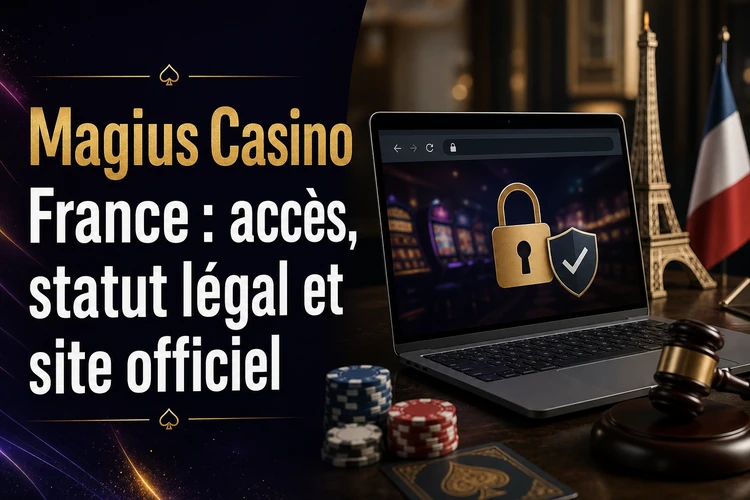 Magius Casino France : accès, statut légal et site officiel